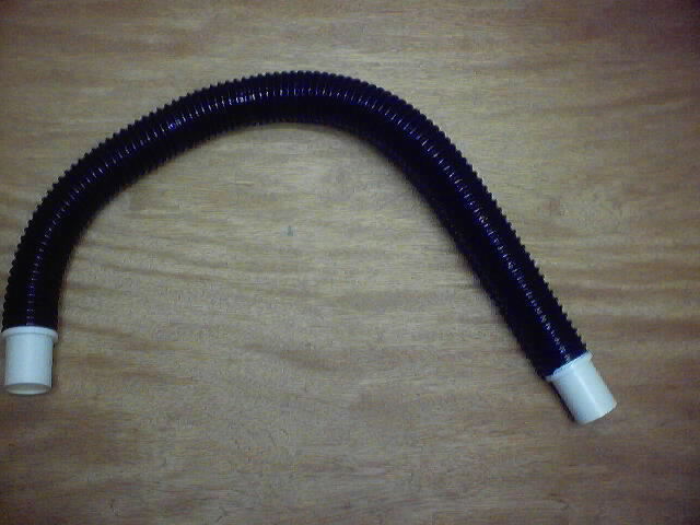 2" X 36" Poly Hose with 1 1/2" Pipe Adapters